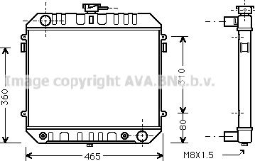 Prasco OL2109 - Радіатор, охолодження двигуна autocars.com.ua