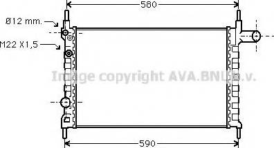 Prasco OL2150 - Радиатор, охлаждение двигателя autodnr.net