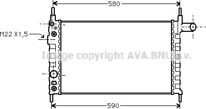 Prasco OL2163 - Радиатор, охлаждение двигателя autodnr.net