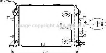 Prasco OL2460 - Радиатор, охлаждение двигателя avtokuzovplus.com.ua