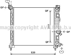 Prasco OL2567 - Радиатор, охлаждение двигателя avtokuzovplus.com.ua