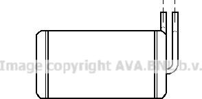 Prasco OL6093 - Теплообмінник, опалення салону autocars.com.ua