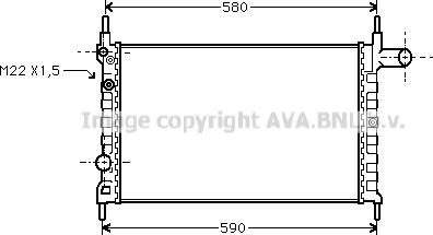 Prasco OLA2150 - Радиатор, охлаждение двигателя autodnr.net