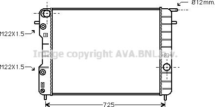 Prasco OLA2248 - Радиатор, охлаждение двигателя avtokuzovplus.com.ua