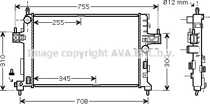 Prasco OLA2380 - Радиатор, охлаждение двигателя avtokuzovplus.com.ua