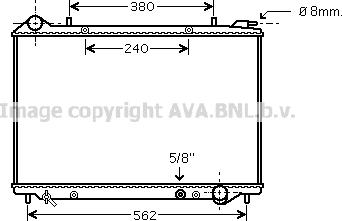 Prasco OLA2441 - Радиатор, охлаждение двигателя avtokuzovplus.com.ua