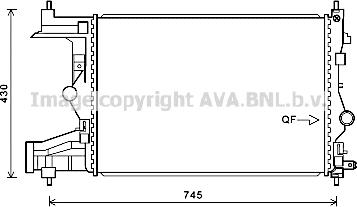 Prasco OLA2487 - Радиатор, охлаждение двигателя avtokuzovplus.com.ua