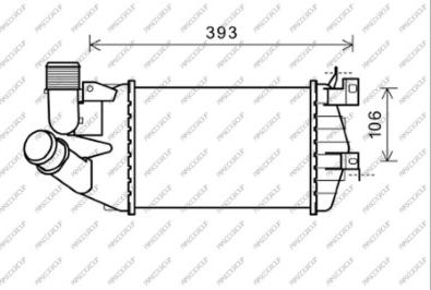 Prasco OP410N003 - Интеркулер autocars.com.ua