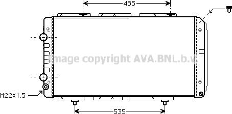 Prasco PE2150 - Радіатор, охолодження двигуна autocars.com.ua