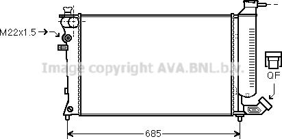 Prasco PEA2137 - Радиатор, охлаждение двигателя avtokuzovplus.com.ua