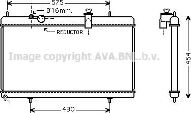 Prasco PEA2256 - Радиатор, охлаждение двигателя avtokuzovplus.com.ua