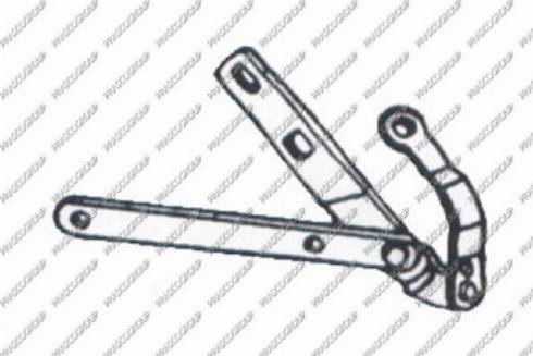 Prasco PG0173703 - Шарнір, капот autocars.com.ua