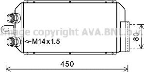 Prasco PR3092 - Масляный радиатор, двигательное масло autodnr.net