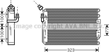 Prasco PR5042 - Конденсатор, кондиціонер autocars.com.ua