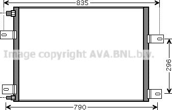 Prasco RE5061 - Конденсатор, кондиціонер autocars.com.ua