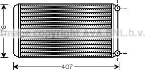 Prasco RE6016 - Теплообменник, отопление салона autodnr.net