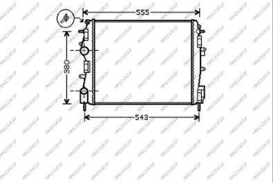 Prasco RN917R008 - Радиатор, охлаждение двигателя autodnr.net