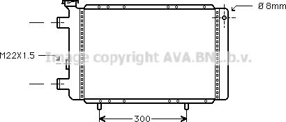 Prasco RT2026 - Радіатор, охолодження двигуна autocars.com.ua