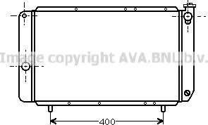 Prasco RT2032 - Радіатор, охолодження двигуна autocars.com.ua