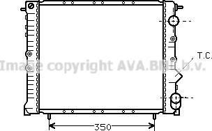 Prasco RT2054 - Радиатор, охлаждение двигателя avtokuzovplus.com.ua