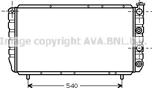 Prasco RT2056 - Радіатор, охолодження двигуна autocars.com.ua