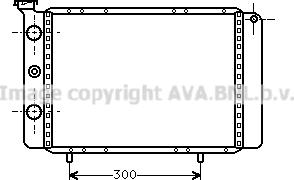 Prasco RT2061 - Радіатор, охолодження двигуна autocars.com.ua