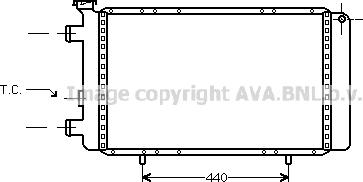 Prasco RT2066 - Радіатор, охолодження двигуна autocars.com.ua