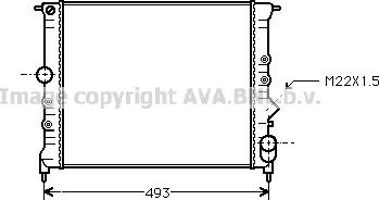 Prasco RT2119 - Радіатор, охолодження двигуна autocars.com.ua