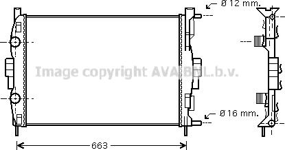 Prasco RT2307 - Радиатор, охлаждение двигателя avtokuzovplus.com.ua