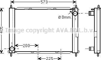 Prasco RT2652 - Радіатор, охолодження двигуна autocars.com.ua