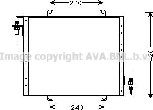 Prasco RT5175 - Конденсатор, кондиціонер autocars.com.ua