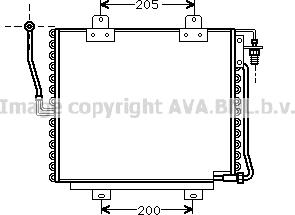 Prasco RT5179 - Конденсатор, кондиціонер autocars.com.ua