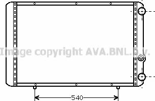 Prasco RTA2155 - Радіатор, охолодження двигуна autocars.com.ua