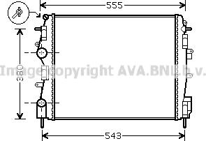 Prasco RTA2399 - Радиатор, охлаждение двигателя autodnr.net