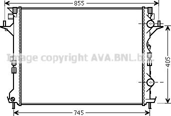 Prasco RTA2421 - Радіатор, охолодження двигуна autocars.com.ua