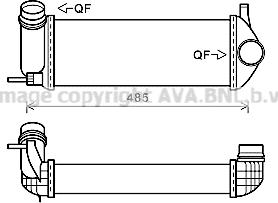 Prasco RTA4615 - Интеркулер autocars.com.ua