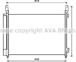 Prasco RTA5466D - Конденсатор кондиционера avtokuzovplus.com.ua