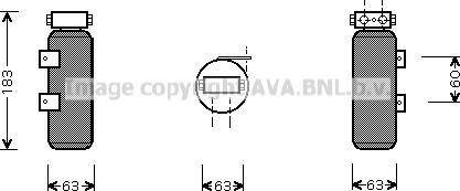 Prasco RTD287 - Осушитель, кондиционер avtokuzovplus.com.ua