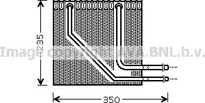 Prasco RTV407 - Випарник, кондиціонер autocars.com.ua