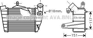 Prasco SA4019 - Интеркулер autocars.com.ua