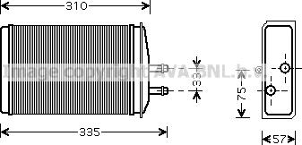 Prasco SA6016 - Теплообменник, отопление салона autodnr.net