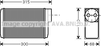 Prasco SA6017 - Теплообменник, отопление салона avtokuzovplus.com.ua