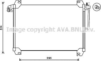 Prasco SBA5074 - Конденсатор, кондиціонер autocars.com.ua