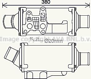 Prasco SC3054 - Масляний радіатор, рухове масло autocars.com.ua