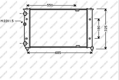 Prasco ST027R008 - Радиатор, охлаждение двигателя avtokuzovplus.com.ua