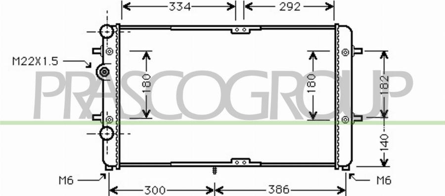 Prasco ST031R002 - Радіатор, охолодження двигуна autocars.com.ua