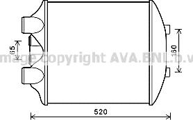 Prasco ST4040 - Интеркулер autocars.com.ua