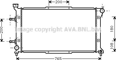 Prasco SU2037 - Радиатор, охлаждение двигателя avtokuzovplus.com.ua