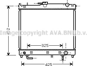 Prasco SZ2109 - Радіатор, охолодження двигуна autocars.com.ua