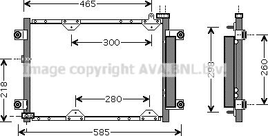 Prasco SZ5075D - Конденсатор, кондиціонер autocars.com.ua
